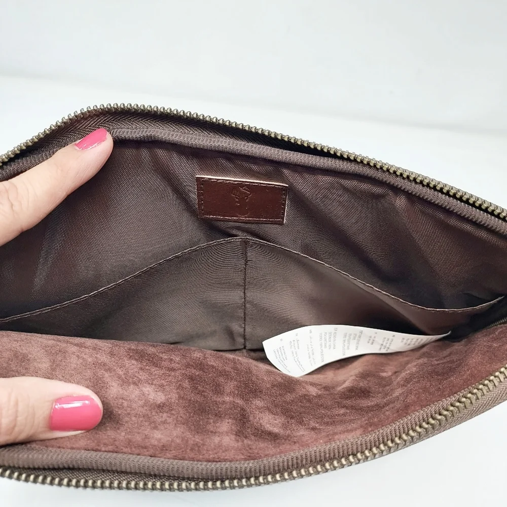 ⭐️5/$20 Typo Brown Ipad Bag